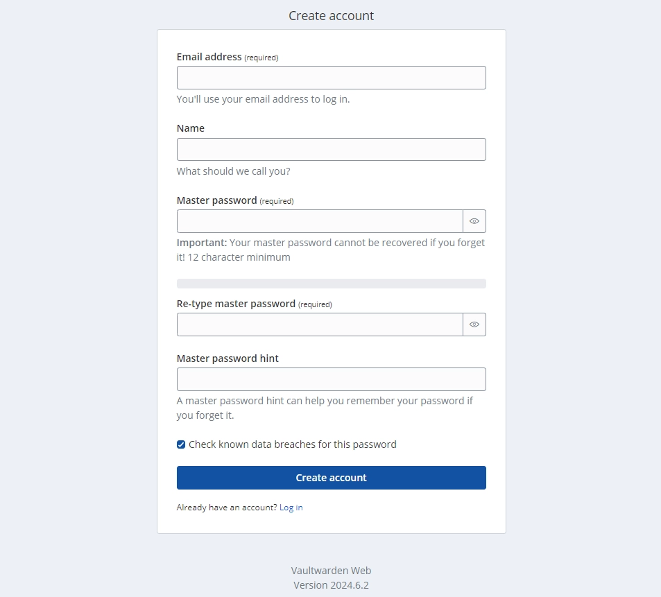 创建管理员账号