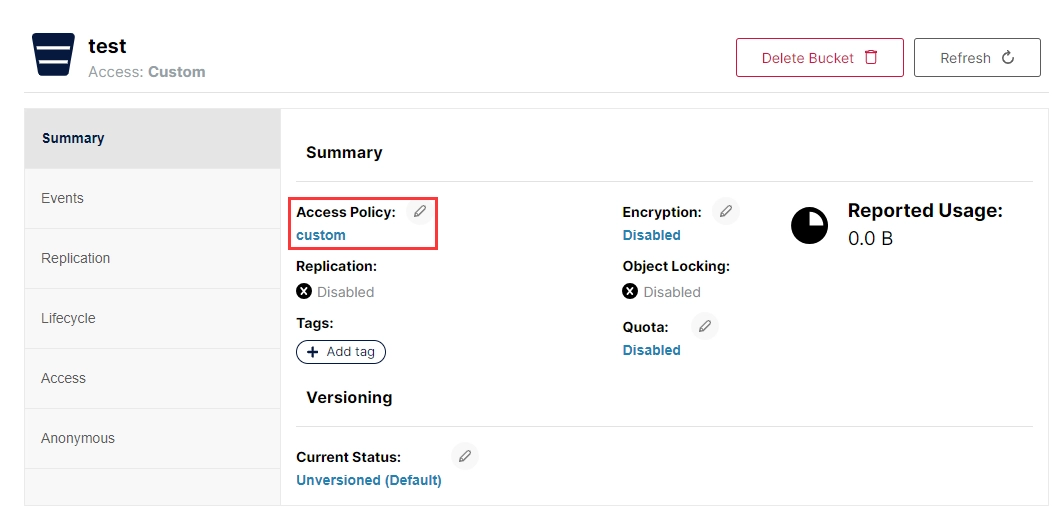 访问权限显示自定义