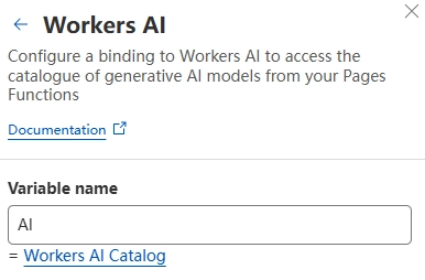 Workers AI