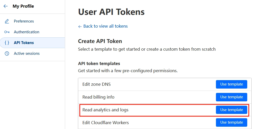 Read analytics and logs